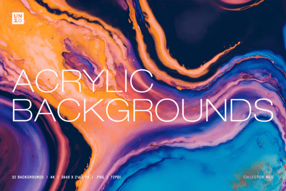 Acrylic Backgrounds for Modern Design Projects