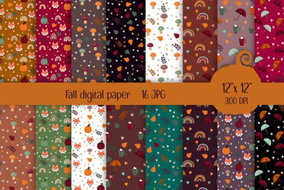 Embrace the Season: How Fall and Pumpkin Digital Papers Transform Your Creative Projects