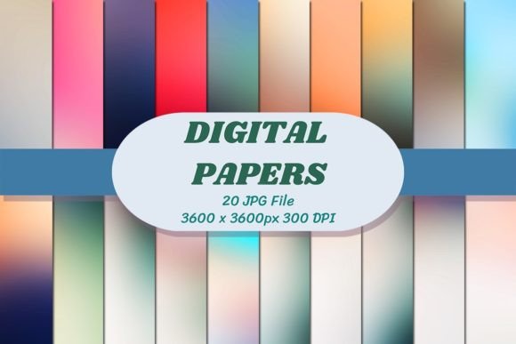 Gradient 33 Background Digital Papers