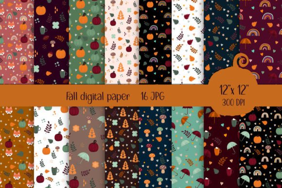 Pumpkins Autumn Digital Papers: A Strategic Asset for Seasonal Branding and Creative Operations